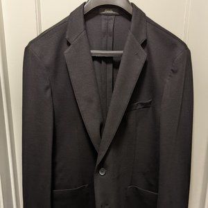 Nordstrom men's shop trim fit jacket XL Black Caviar